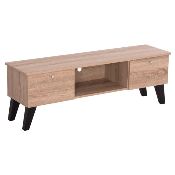 ΕΠΙΠΛΟ ΤΗΛΕΟΡΑΣΗΣ FB92481.01 ΜΕΛΑΜΙΝΗ ΣΕ SONAMA OAK-ΜΑΥΡΟ 120x32,5-34x41Yεκ.