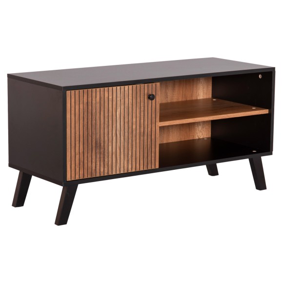 ΕΠΙΠΛΟ ΤΗΛΕΟΡΑΣΗΣ ΜΕΛΑΜΙΝΗΣ FB99443.11 ΜΑΥΡΟ-ΦΥΣΙΚΟ 100x40x51Υεκ.