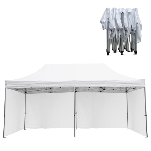 GAZEBO ΕΠΑΓΓΕΛΜΑΤΙΚΟ ΒΑΡΕΩΣ ΤΥΠΟΥ FB921098 ΠΤΥΣΣΟΜΕΝΟ ΑΛΟΥΜΙΝΙΟΥ 3x4,5x3,4Yμ