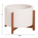 ΓΛΑΣΤΡΑ ΕΣΩΤ.ΧΩΡΟΥ FB94682.02L FIBER CEMENT ΛΕΥΚΟ-TEAK ΒΑΣΗ Φ50x35Υεκ