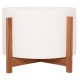 ΓΛΑΣΤΡΑ ΕΣΩΤ.ΧΩΡΟΥ FB94682.02L FIBER CEMENT ΛΕΥΚΟ-TEAK ΒΑΣΗ Φ50x35Υεκ