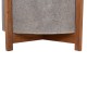 ΓΛΑΣΤΡΑ ΕΣΩΤ.ΧΩΡΟΥ FB94682.03L FIBER CEMENT ΓΚΡΙ-TEAK ΒΑΣΗ Φ50x35Υεκ