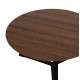 ΣΕΤ 2ΤΜΧ ΤΡΑΠΕΖΙΑ ΣΑΛΟΝΙΟΥ FB921090.02 MDF ΣΕ ΚΑΡΥΔΙ ΧΡΩΜΑ Φ80εκ & Φ45εκ