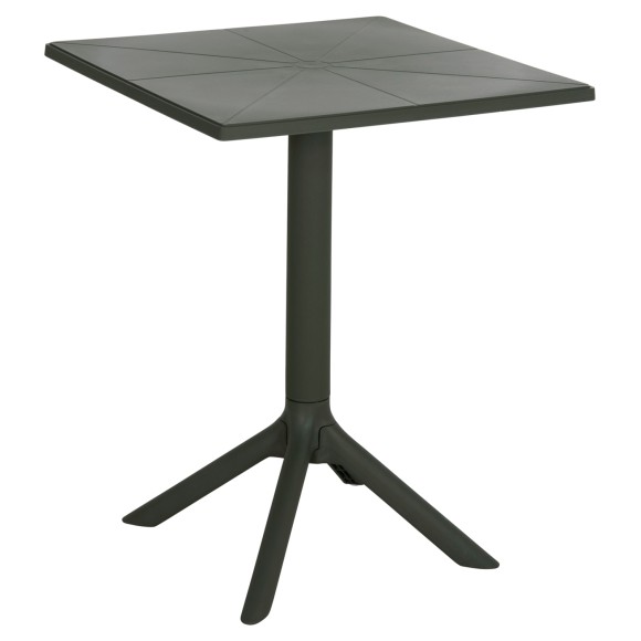 ΤΡΑΠΕΖΙ ΠΟΛΥΠΡΟΠΥΛΕΝΙΟΥ ΤΕΤΡΑΓΩΝΟ FB96125.14 ΚΑΠΟΥΤΣΙΝΟ 60x60x75Υεκ.