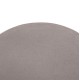 ΒΟΗΘΗΤΙΚΟ ΤΡΑΠΕΖΙ ΣΤΡΟΓΓΥΛΟ DELIA FB918167.03 FIBER CEMENT ΓΚΡΙ & RATTAN Φ40x45Υεκ