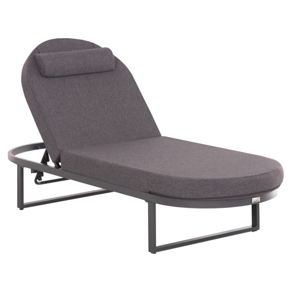 ΕΠΑΓΓΕΛΜATIKH ΞΑΠΛΩΣΤΡΑ FB910715.03 ΣΚΟΥΡΟ ΓΚΡΙ ΑΛΟΥΜΙΝΙΟ & ΜΑΞΙΛΑΡΙ 198x71x103Υεκ