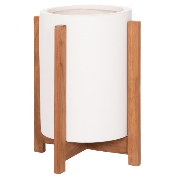 ΓΛΑΣΤΡΑ ΕΣΩΤ.ΧΩΡΟΥ FB94682.02S FIBER CEMENT ΛΕΥΚΟ-TEAK ΒΑΣΗ Φ33x42Υεκ