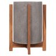 ΓΛΑΣΤΡΑ ΕΣΩΤ.ΧΩΡΟΥ FB94682.03S FIBER CEMENT ΓΚΡΙ-TEAK ΒΑΣΗ Φ33x42Υεκ