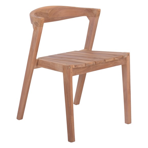 ΚΑΡΕΚΛΑ ΕΞΩΤΕΡΙΚΟΥ ΧΩΡΟΥ FB918130 ΞΥΛΟ TEAK-ΦΥΣΙΚΟ ΧΡΩΜΑ 49.5x58x70Υεκ.