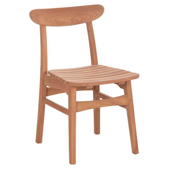 ΚΑΡΕΚΛΑ ΤΡΑΠΕΖΑΡΙΑΣ ΕΞ.ΧΩΡΟΥ FB918115 ΞΥΛΟ TEAK--ΦΥΣΙΚΟ 48x51x82Υεκ.