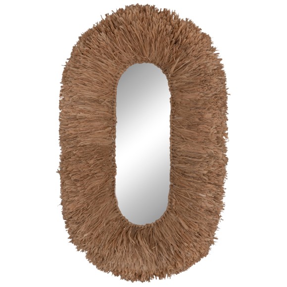 ΚΑΘΡΕΠΤΗΣ ΤΟΙΧΟΥ ΟΒΑΛ FB94711 ΠΛΑΙΣΙΟ ΙΝΕΣ ΣΙΖΑΛ ΣΕ ΧΡΩΜΑ ΦΥΣΙΚΟ 95x60x15(πάχος)εκ.