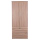 ΝΤΟΥΛΑΠΑ ΜΕ ΣΥΡΤΑΡΙΑ FB92484.11 SONAMA OAK ΜΕΛΑΜΙΝΗ 80x48x183Υεκ.