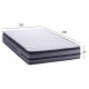 ΣΤΡΩΜΑ DREAMTOPIA FRANKLIN FB9657.150 BONNELL SPRING ΜΕ ΑΝΩΣΤΡΩΜΑ 150x200x29Y εκ.