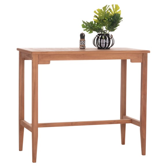 ΤΡΑΠΕΖΙ ΜΠΑΡ FB918111 ΞΥΛΟ ΤΕΑΚ--ΦΥΣΙΚΟ ΧΡΩΜΑ 120x60x105Υεκ.