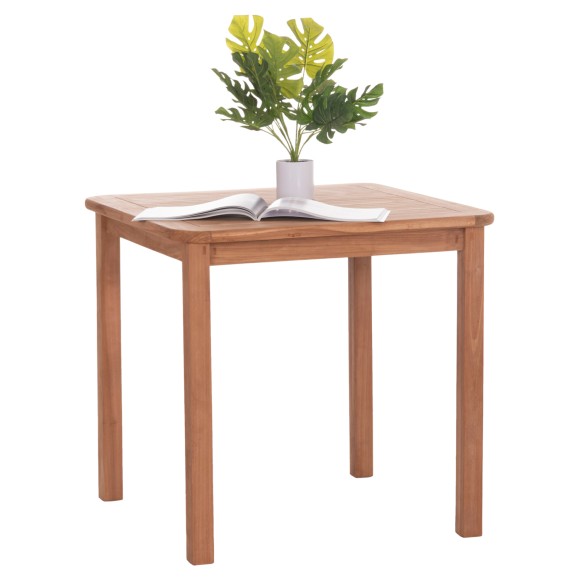 ΤΡΑΠΕΖΙ ΤΕΤΡΑΓΩΝΟ FB918122 ΞΥΛΟ TEAK--ΦΥΣΙΚΟ 80x80x76Υεκ.