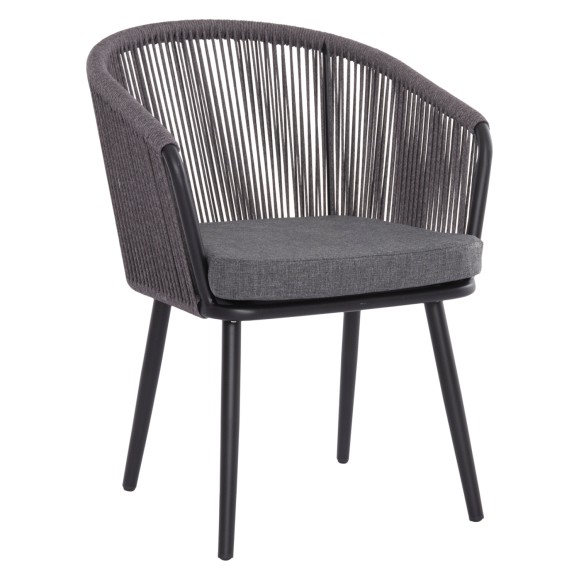 ΠΟΛΥΘΡΟΝΑ ΑΛΟΥΜΙΝΙΟΥ FB95548.13 ΜΑΥΡΗ-ΑΝΘΡΑΚΙ ΣΧΟΙΝΙ & ΜΑΞΙΛΑΡΙ 60x62x80,5Υεκ - 4τμχ