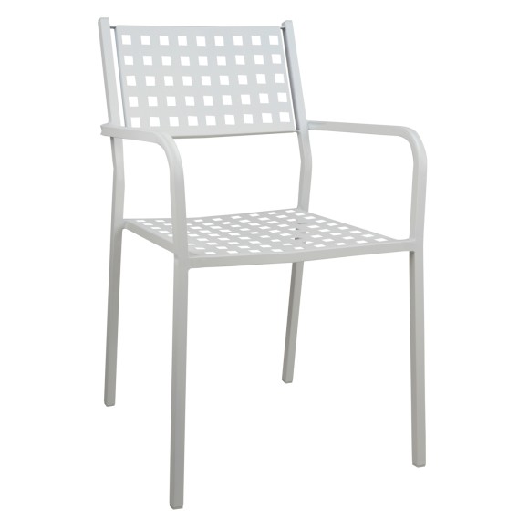 ΠΟΛΥΘΡΟΝΑ ΜΕΤΑΛΛΙΚΗ FB95031.02 ΣΕ ΛΕΥΚΟ ΧΡΩΜΑ 54x51x84Υεκ