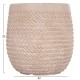 ΣΕΤ 4ΤΜΧ ΓΛΑΣΤΡΕΣ ΣΤΡΟΓΓΥΛΕΣ FB94722 FIBERCLAY--IVORY CEMENT Φ54x54Υεκ