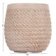 ΣΕΤ 4ΤΜΧ ΓΛΑΣΤΡΕΣ ΣΤΡΟΓΓΥΛΕΣ FB94722 FIBERCLAY--IVORY CEMENT Φ54x54Υεκ