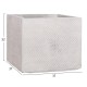 ΣΕΤ 4ΤΜΧ ΓΛΑΣΤΡΕΣ ΤΕΤΡΑΓΩΝΕΣ FB94730 FIBERCLAY ΓΚΡΙ CEMENT 37x37x32Υεκ.