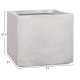 ΣΕΤ 4ΤΜΧ ΓΛΑΣΤΡΕΣ ΤΕΤΡΑΓΩΝΕΣ FB94730 FIBERCLAY ΓΚΡΙ CEMENT 37x37x32Υεκ.