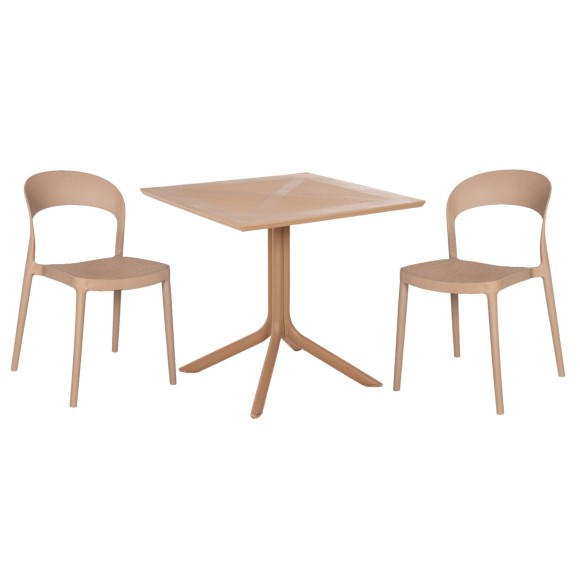 ΣΕΤ ΤΡΑΠΕΖΑΡΙΑΣ ΕΞ.ΧΩΡΟΥ 3ΤΜΧ FB921136 ΠΟΛΥΠΡΟΥΛΕΝΙΟ ΣΕ ΚΑΠΟΥΤΣΙΝΟ