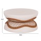 ΤΡΑΠΕΖΙ ΣΑΛΟΝΙΟΥ FB918157.02 FIBER CEMENT ΛΕΥΚΟ-ΦΥΣΙΚΟ RATTAN--Φ92x44.5Υεκ
