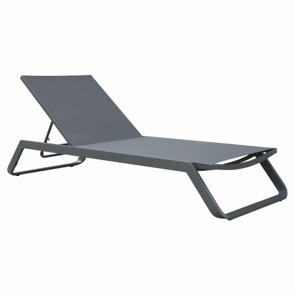 ΞΑΠΛΩΣΤΡΑ ΑΛΟΥΜΙΝΙΟΥ FB96562.01 ΣΚΕΛΕΤΟΣ & TEXTILENE ΓΚΡΙ 220x67.5x31.5Υεκ