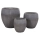 ΣΕΤ 3ΤΜΧ ΓΛΑΣΤΡΕΣ FB94725 FIBERCLAY-ΣΕ ΣΚΟΥΡΟ CEMENT ΧΡΩΜΑ Φ55x54Υεκ