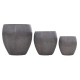 ΣΕΤ 3ΤΜΧ ΓΛΑΣΤΡΕΣ FB94725 FIBERCLAY-ΣΕ ΣΚΟΥΡΟ CEMENT ΧΡΩΜΑ Φ55x54Υεκ