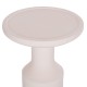 ΒΟΗΘΗΤΙΚΟ ΤΡΑΠΕΖΙ FB918169.02 FIBER CEMENT ΛΕΥΚΟ-ΦΥΣΙΚΟ RATTAN--Φ40x61Υεκ.