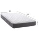 ΣΤΡΩΜΑ DREAMTOPIA ΣΕΙΡΑ LULLABY ALOE VERA FB9655.120 BONNELL SPRING 120x200x20Y εκ.