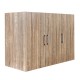 ΠΑΤΑΡΙ 3ΦΥΛΛΗΣ ΝΤΟΥΛΑΠΑΣ FB9351.02 ΣΕ ΧΡΩΜΑ SONAMA 90X42X60
