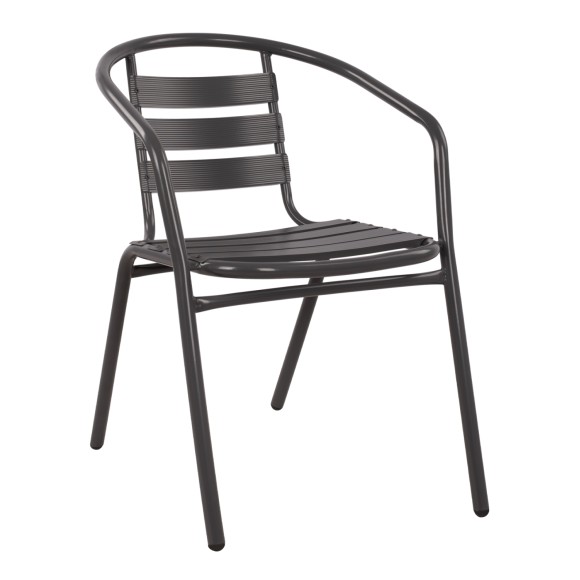 ΠΟΛΥΘΡΟΝΑ ΜΕΤΑΛΛΙΚΗ ΓΚΡΙ ΜΕ ΦΕΤΕΣ ΑΛΟΥΜΙΝΙΟΥ FB95037.01 54x59x73Υ εκ.