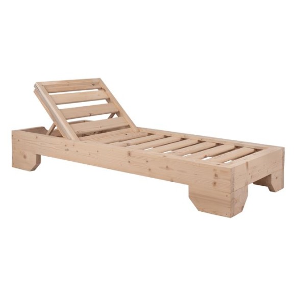 ΞΑΠΛΩΣΤΡΑ ΞΥΛΙΝΗ ΒΑΡΕΩΣ ΤΥΠΟΥ FB95646.02 ΑΒΑΦΗ 204X77,5X29Y εκ.