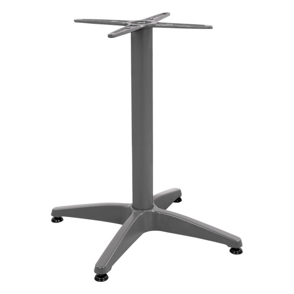 ΒΑΣΗ ΑΛΟΥΜΙΝΙΟΥ 4ΝΥΧΗ 66Χ66X69Υεκ. ΜΕ ΣΤΑΥΡΟ 45Χ45εκ. FB9448.01 ΧΡΩΜΙΟΥ