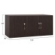 ΠΑΤΑΡΙ 3ΦΥΛΛΗΣ ΝΤΟΥΛΑΠΑΣ FB9385.01 ΣΕ ΧΡΩΜΑ ZEBRANO 150X55X60Υεκ.