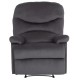 ΠΟΛΥΘΡΟΝΑ RELAX FB93298.01 ΓΚΡΙ ΒΕΛΟΥΔΟ 85x90x95Υεκ.