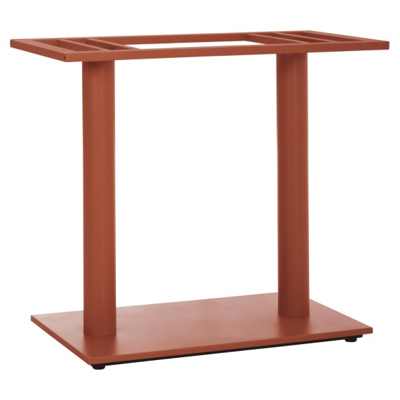 ΒΑΣΗ ΤΡΑΠΕΖΙΟΥ ΜΕΤΑΛΛΙΚΗ ΔΙΠΛΗ FB9435.27 ΤΕΡΑΚΟΤΑ ΜΕ ΡΕΓΟΥΛΑΤΟΡΟΥΣ 80Χ40Χ72Υεκ.