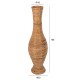ΔΙΑΚΟΣΜΗΤΙΚΟ ΒΑΖΟ ΔΑΠΕΔΟΥ FB97852 RATTAN ΣΕ ΦΥΣΙΚΟ Φ30x100Yεκ.