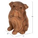 ΔΙΑΚΟΣΜΗΤΙΚΟ ΔΑΠΕΔΟΥ FB97926 BULLDOG ΞΥΛΟ SUAR ΣΕ ΦΥΣΙΚΟ ΧΡΩΜΑ 20x17x30Υεκ.