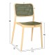 ΚΑΡΕΚΛΑ ΠΟΛΥΠΡΟΠΥΛΕΝΙΟΥ FB95934.04 ΜΠΕΖ ΜΕ OLIVE GREEN 51x52x80Υεκ.