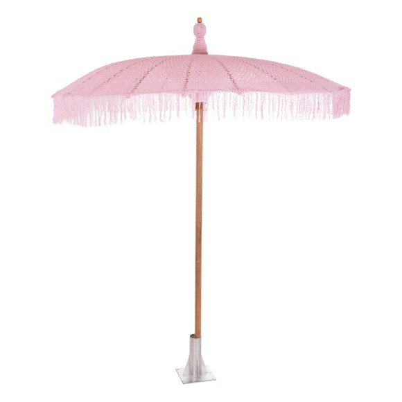 ΟΜΠΡΕΛΑ ΜΑΚΡΑΜΕ FB96035.04 ΡΟΖ Φ200X260 ΕΚ.