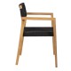 ΠΟΛΥΘΡΟΝΑ FB99637.02 ΞΥΛΟ TEAK ΦΥΣΙΚΟ & ΜΑΥΡΟ ΣΧΟΙΝΙ 59x54x83Y εκ.