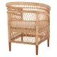 ΠΟΛΥΘΡΟΝΑ MALAWI FB99635.04 ΞΥΛΟ ΜΑΟΝΙ ΕΠΕΝΔΥΣΗ RATTAN ΛΕΥΚΟ ΜΑΞΙΛΑΡΙ ΚΑΘΙΣΜΑΤΟΣ 80x70x86Υεκ.