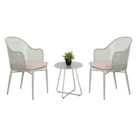 ΣΕΤ LOUNGE 3TMX ΕΞ.ΧΩΡΟΥ FB921107.06 ΑΛΟΥΜΙΝΙΟ & ΜΕΤΑΛΛΟ ΣΕ ΦΥΣΤΙΚΙ