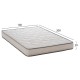 ΣΤΡΩΜΑ DREAMTOPIA ΣΕΙΡΑ RELIEF FB9653.140-200 BONNELL SPRING 140x200x20Y εκ.