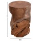 ΒΟΗΘΗΤΙΚΟ ΣΚΑΜΠΟ/ΤΡΑΠΕΖΑΚΙ FB99350.11 ΞΥΛΟ TEAK-ΦΥΣΙΚΟ Φ30x45Υεκ.