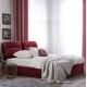 ΚΡΕΒΑΤΙ ΒΕΛΟΥΔΟ ΚΟΚΚΙΝΟ ΒΟΥΡΓΟΥΝΔΙΑΣ ΚΑΙ ΑΠΟΘΗΚΕΥΤΙΚΟ ΧΩΡΟ 160X200 FB9565.06