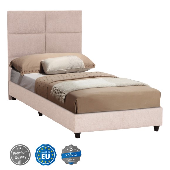 ΚΡΕΒΑΤΙ ΜΟΝΟ FB9652.32 ΜΠΕΖ TEDDY ΥΦΑΣΜΑ ΓΙΑ ΣΤΡΩΜΑ 90x200εκ